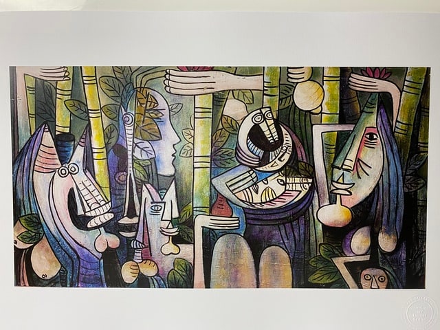 Wifredo Lam, 1943, Signed In Print, Original Print, Limited Edition Print Plate Signed, - 6