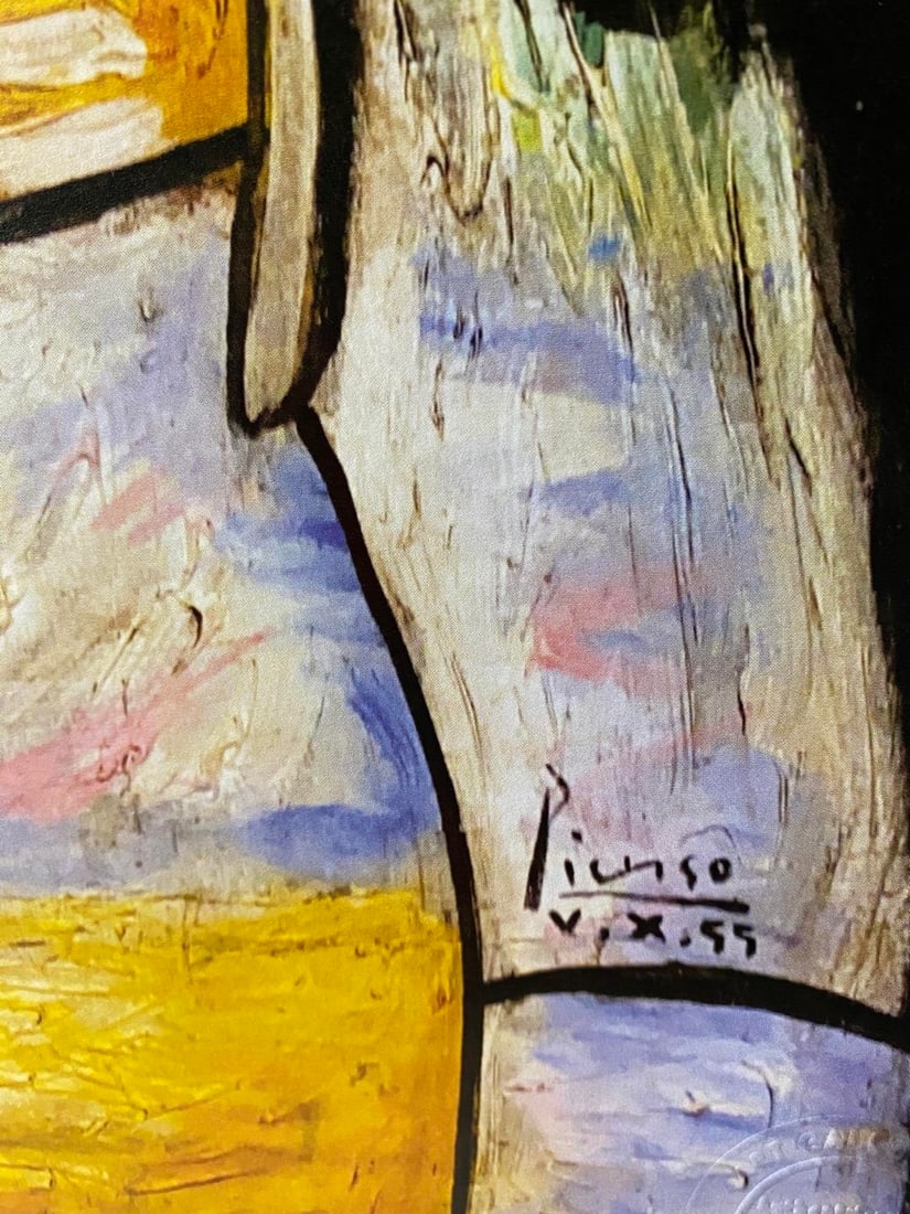 Pablo Picasso, Original Print, Limited Edition, Gallery Seal, Stamped, - 3