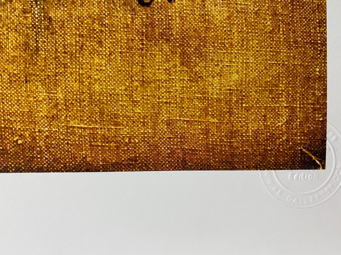 Leon Golub, Man Shocked Face- Original Print, Limited Edition Print Plate Signed, - 4