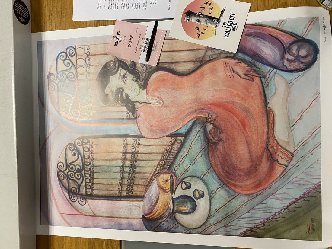 Banksy, The Walled Off Hotel, Original Poster,: Banksy, The Walled Off Hotel, Original Poster,