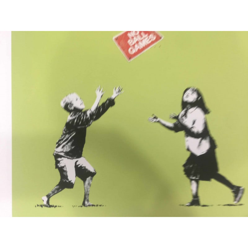 Banksy, In the manner of”, Limited Edition, Signed Print, Seal, Stamp, - 2