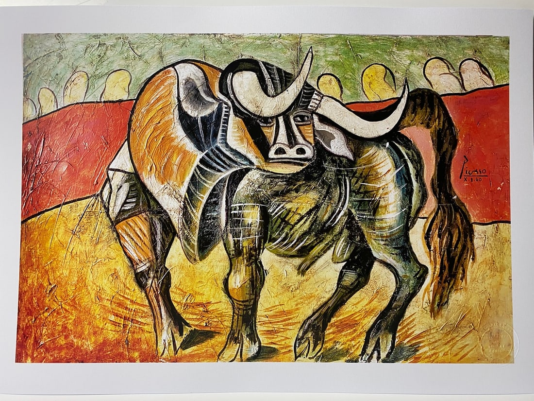 Pablo Picasso, Original Print, Limited Edition, Gallery Seal, Stamped, (1 of 7)