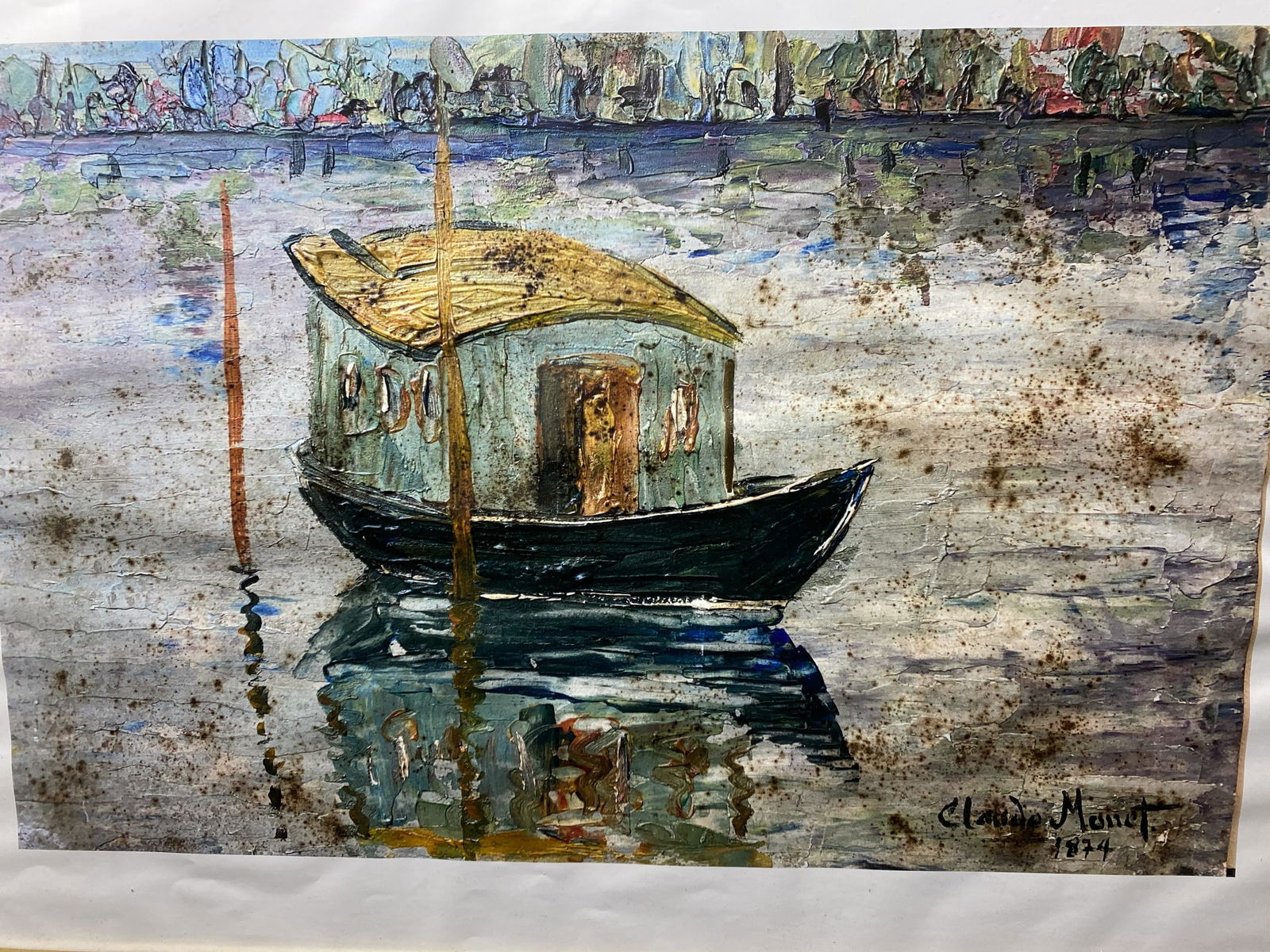 Claude Monet, Original Poster,Gallery99 Limited Edition Plate Signed, - 2