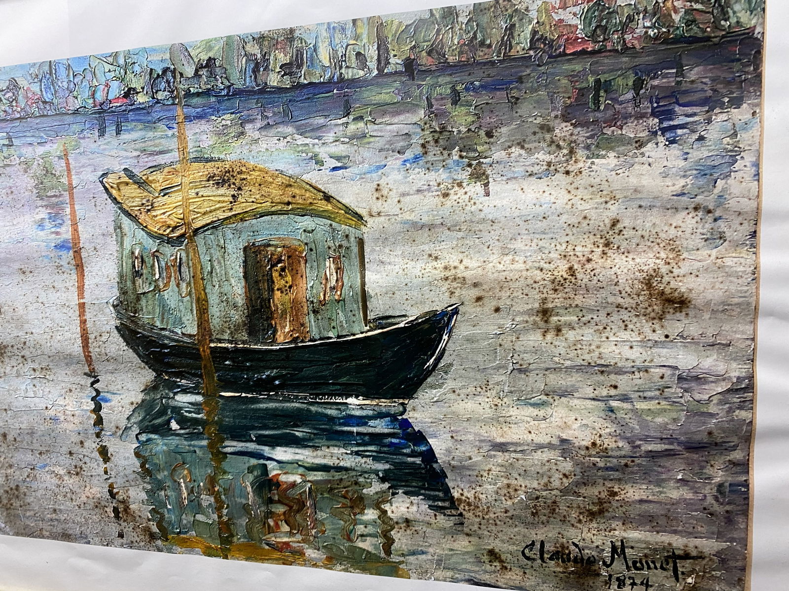Claude Monet, Original Poster,Gallery99 Limited Edition Plate Signed, - 3