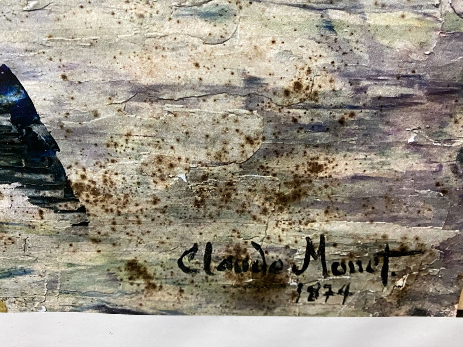 Claude Monet, Original Poster,Gallery99 Limited Edition Plate Signed, - 4