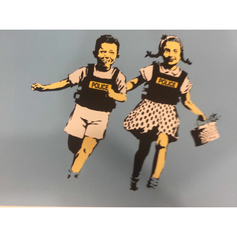 Banksy, In the manner of”, Limited Edition, Signed Print, Seal, Stamp, - 2