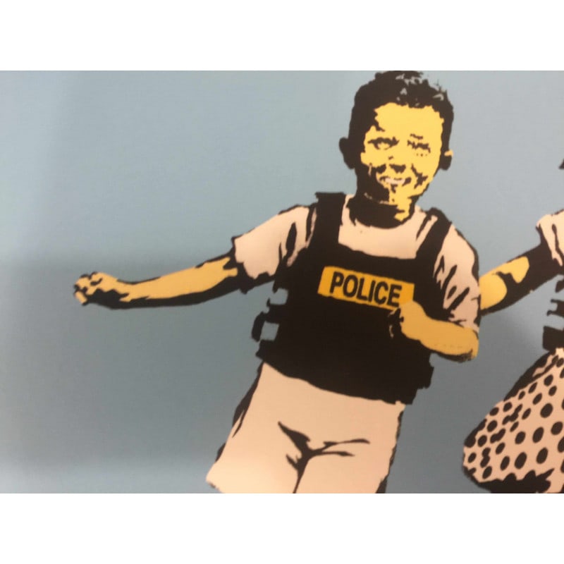 Banksy, In the manner of”, Limited Edition, Signed Print, Seal, Stamp, - 3