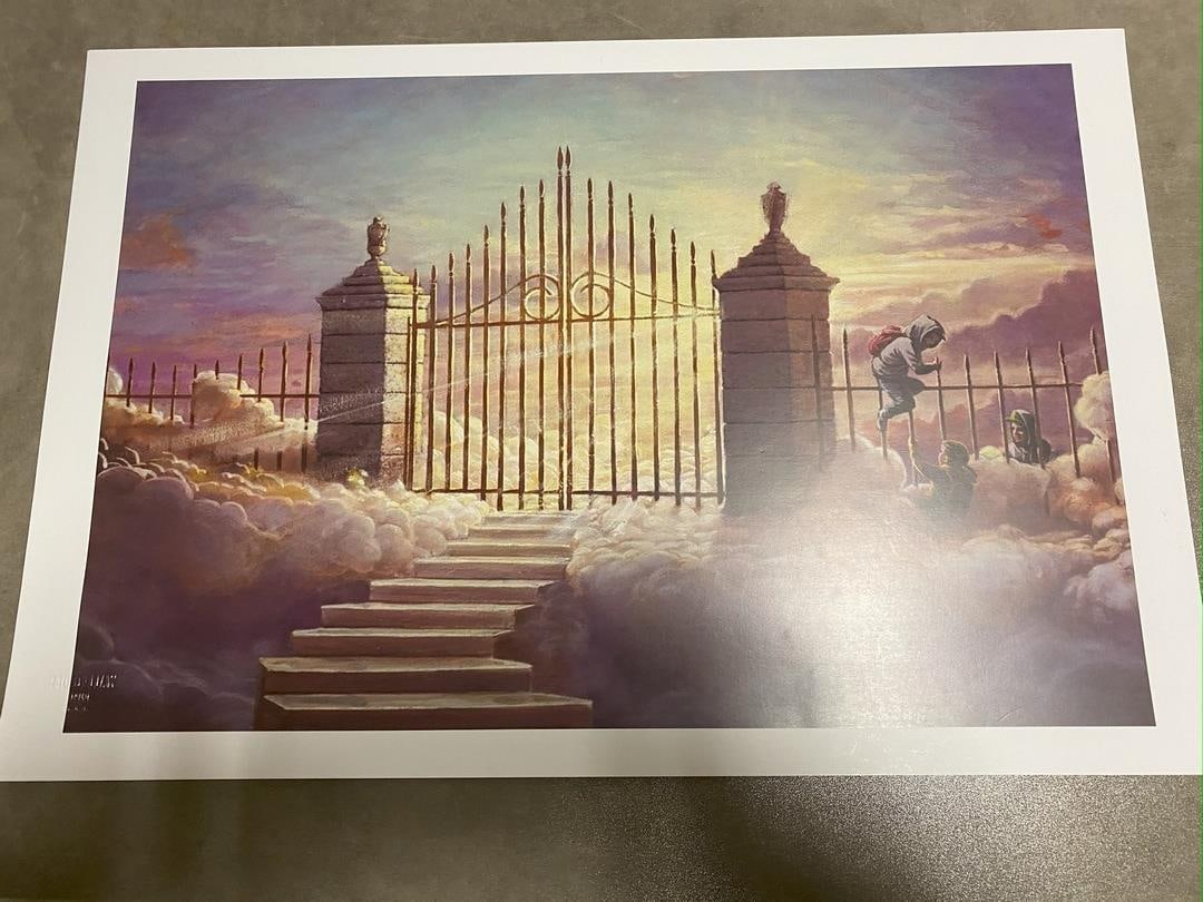 The Walled Off Hotel, Limited Edition, Original Print, Stamped, - 2