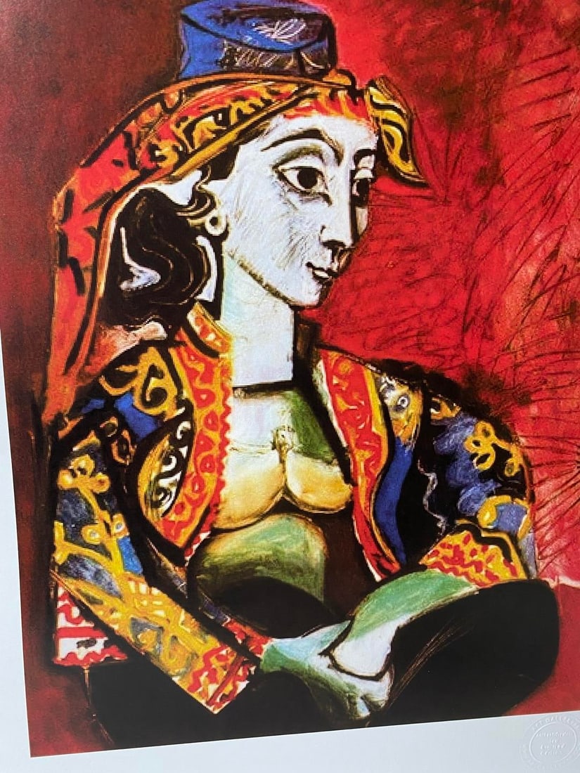 Picasso Original Print, Limited Edition Print Plate Signed, - 2