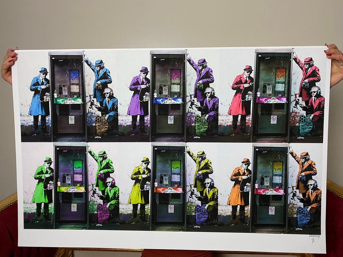 Banksy, In the manner of”, Walled Off Hotel, COA, Original, Limited Edition. Signed. Numbered - 2