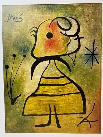Joan Miro, Original Print, Limited Edition, Gallery Seal, Stamped, - 2