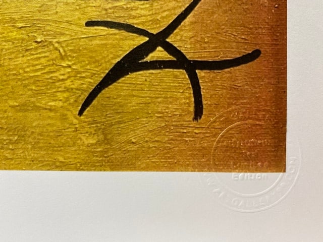 Joan Miro, Original Print, Limited Edition, Gallery Seal, Stamped, - 3