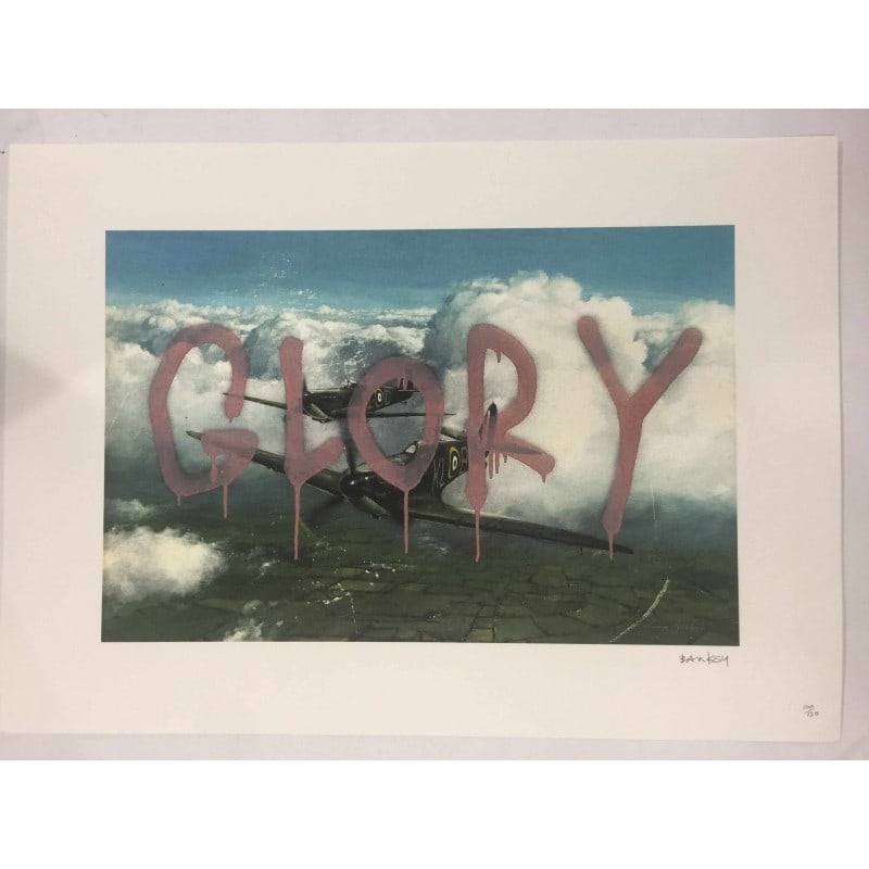 Banksy, In the manner of”, Limited Edition, Signed Print, Seal, Stamp,: Banksy, In the manner of”, Limited Edition, Signed Print, Seal, Stamp, Limited edition of (150) signed lithograph offset on Fabriano Cotton Privilege paper, with