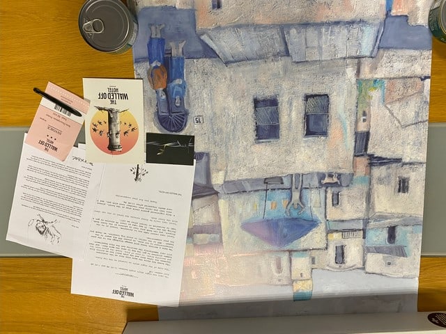 The Walled Off Hotel Poster-: The Walled Off Hotel Poster-