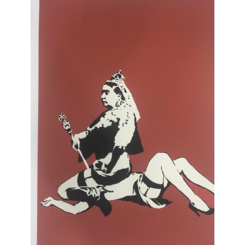 Banksy, In the manner of”, Limited Edition, Signed Print, Seal, Stamp, - 2