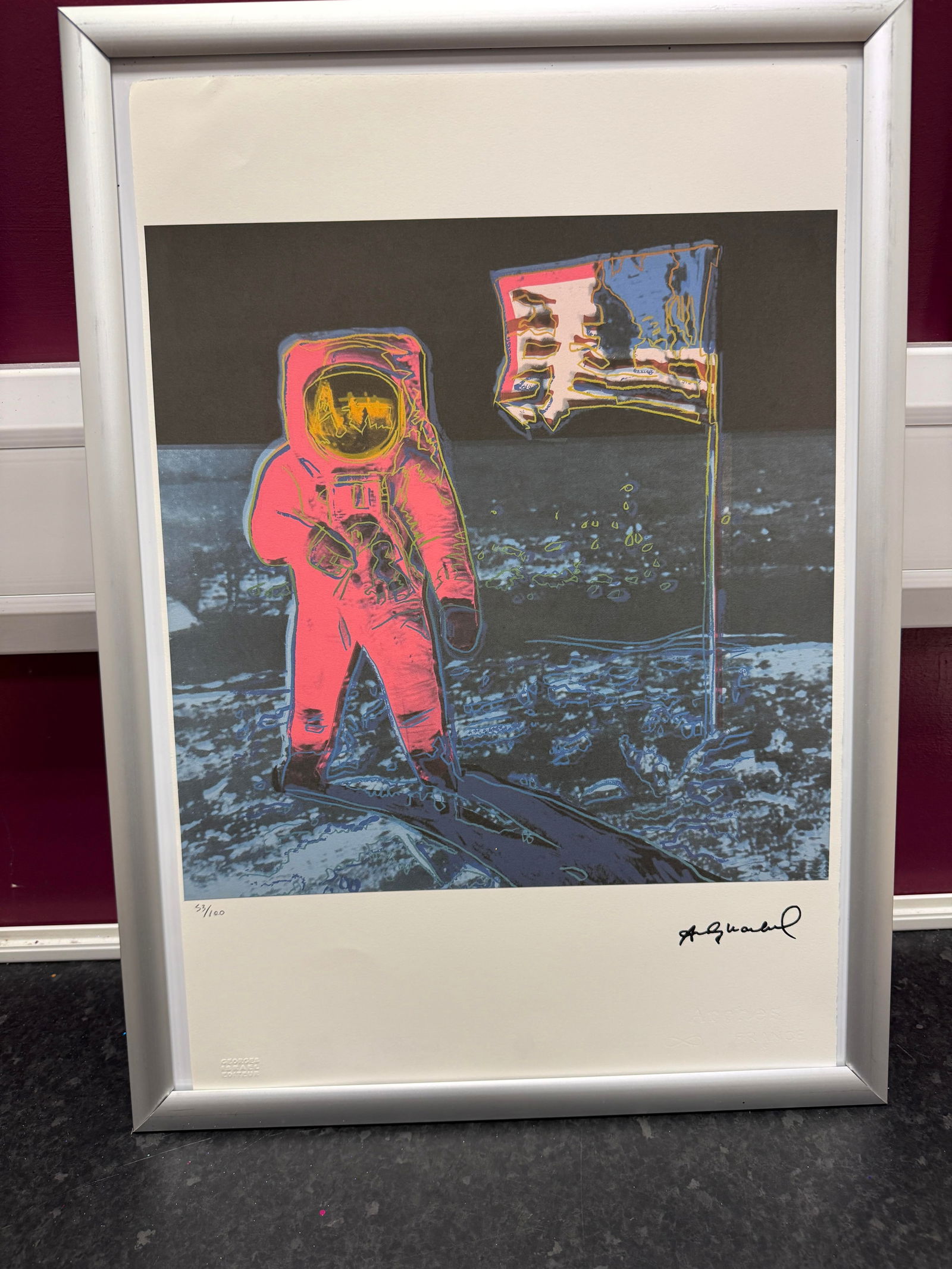 “ANDY Warhol, Original, Print, Limited addition, Plate signed,” (1 of 3)