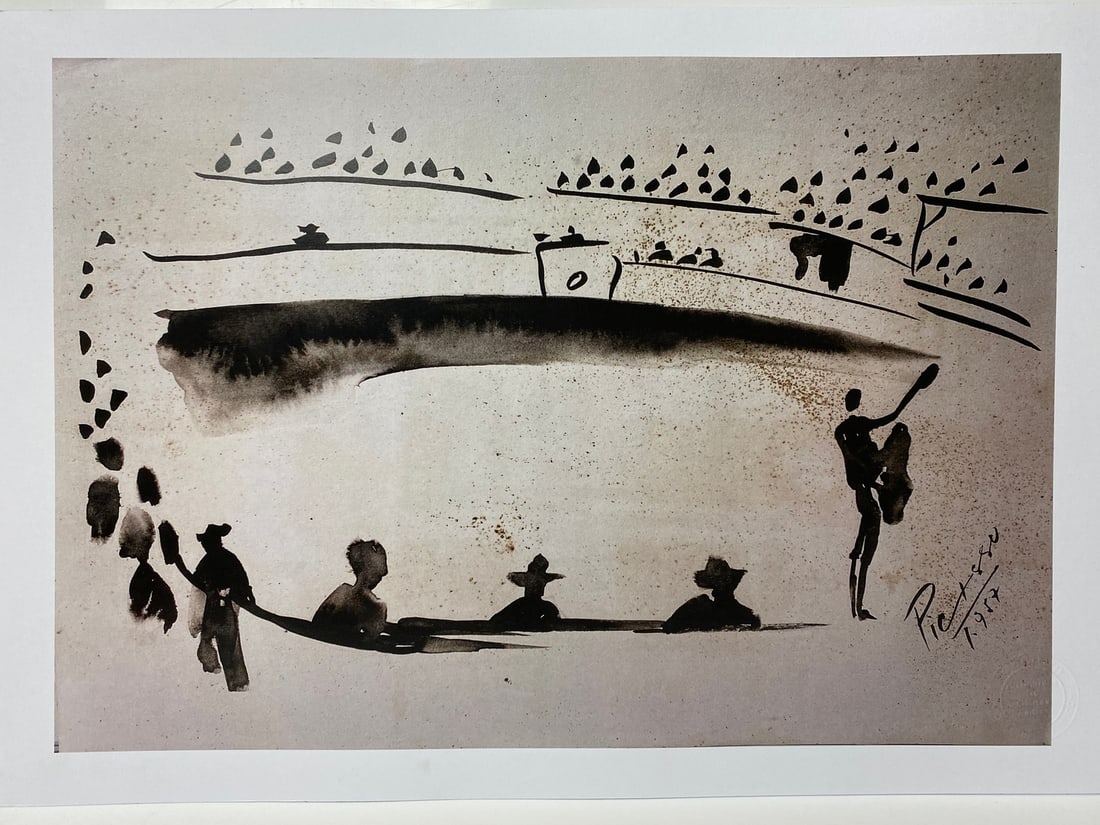 Pablo Picasso, Original Print, Limited Edition, Gallery Seal, Stamped, (1 of 6)