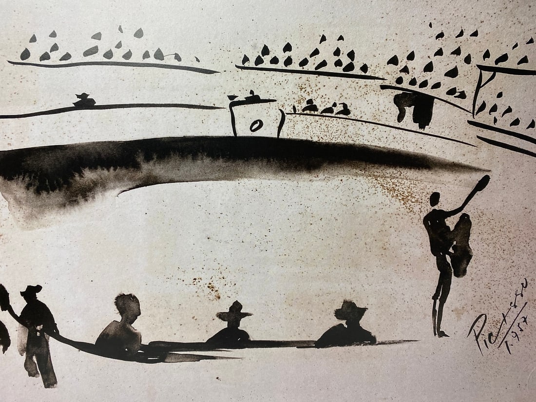 Pablo Picasso, Original Print, Limited Edition, Gallery Seal, Stamped, - 2