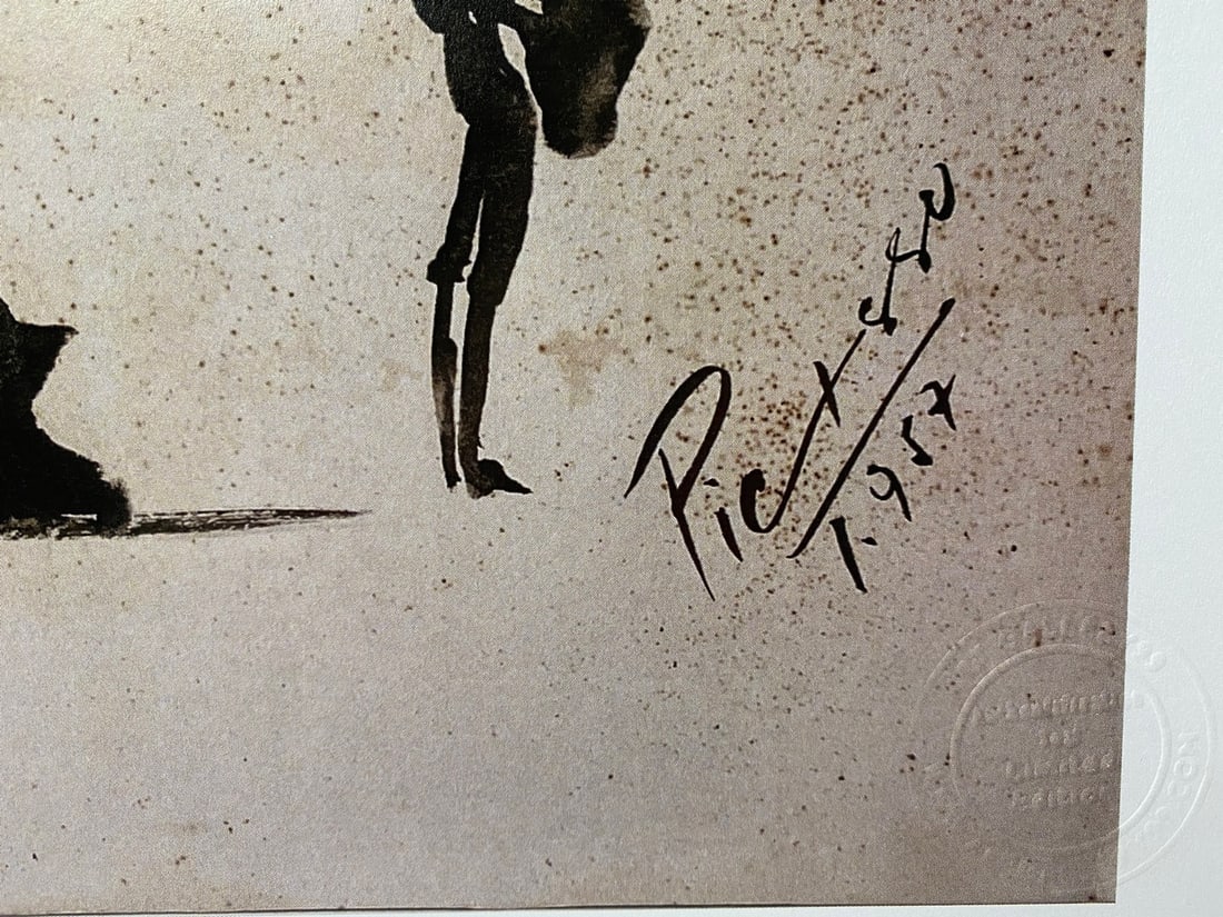 Pablo Picasso, Original Print, Limited Edition, Gallery Seal, Stamped, - 3