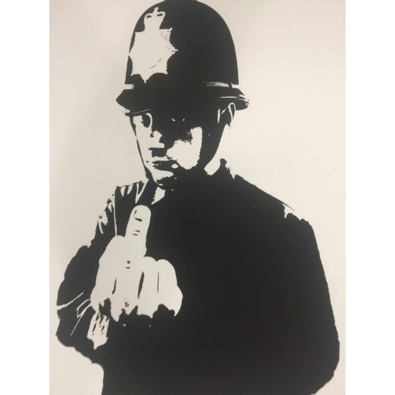 Banksy, In the manner of”, Limited Edition, Signed Print, Seal, Stamp, - 2