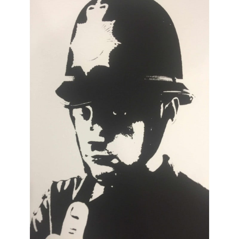 Banksy, In the manner of”, Limited Edition, Signed Print, Seal, Stamp, - 3