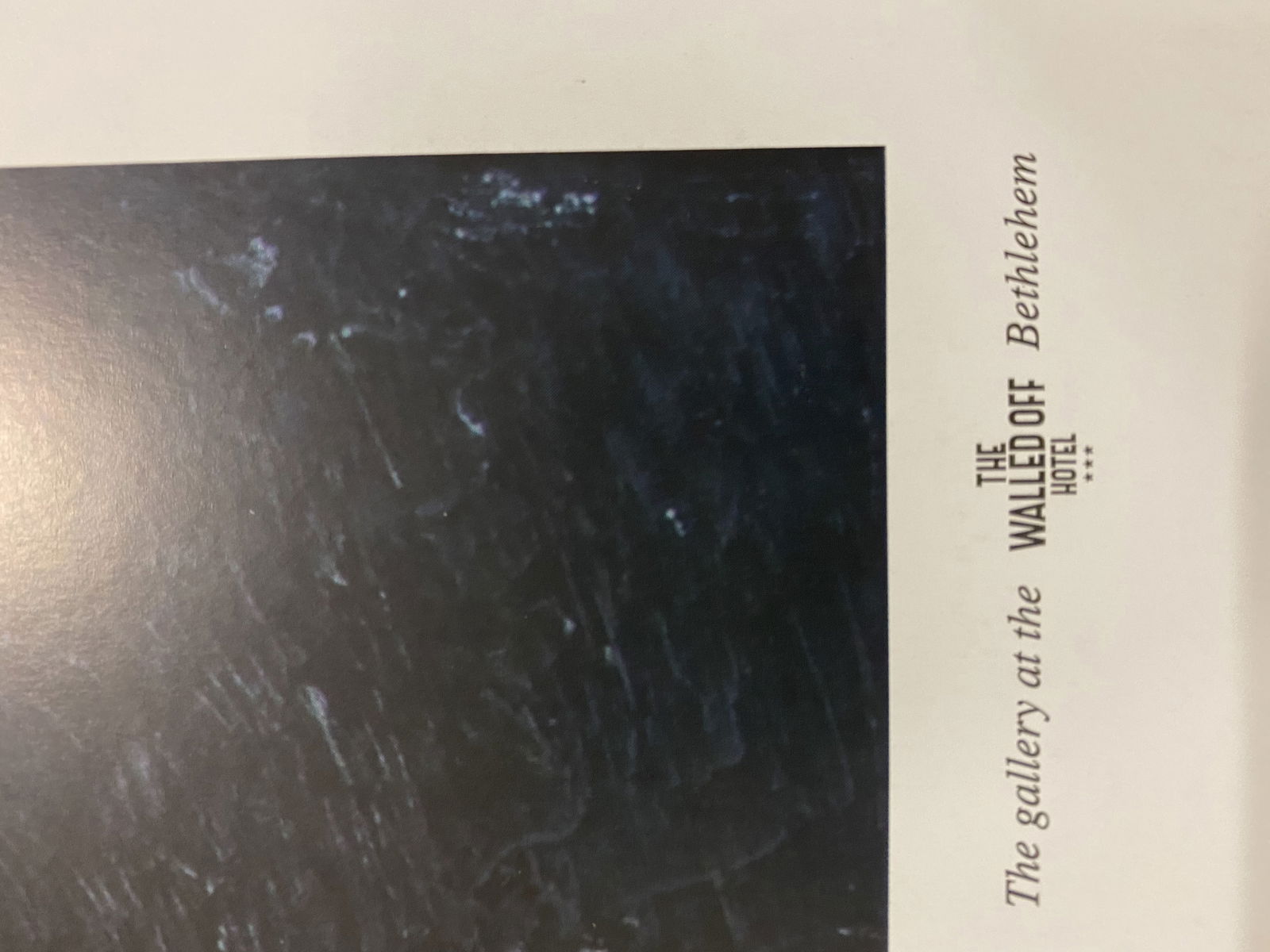 The Walled Off Hotel Poster- - 2