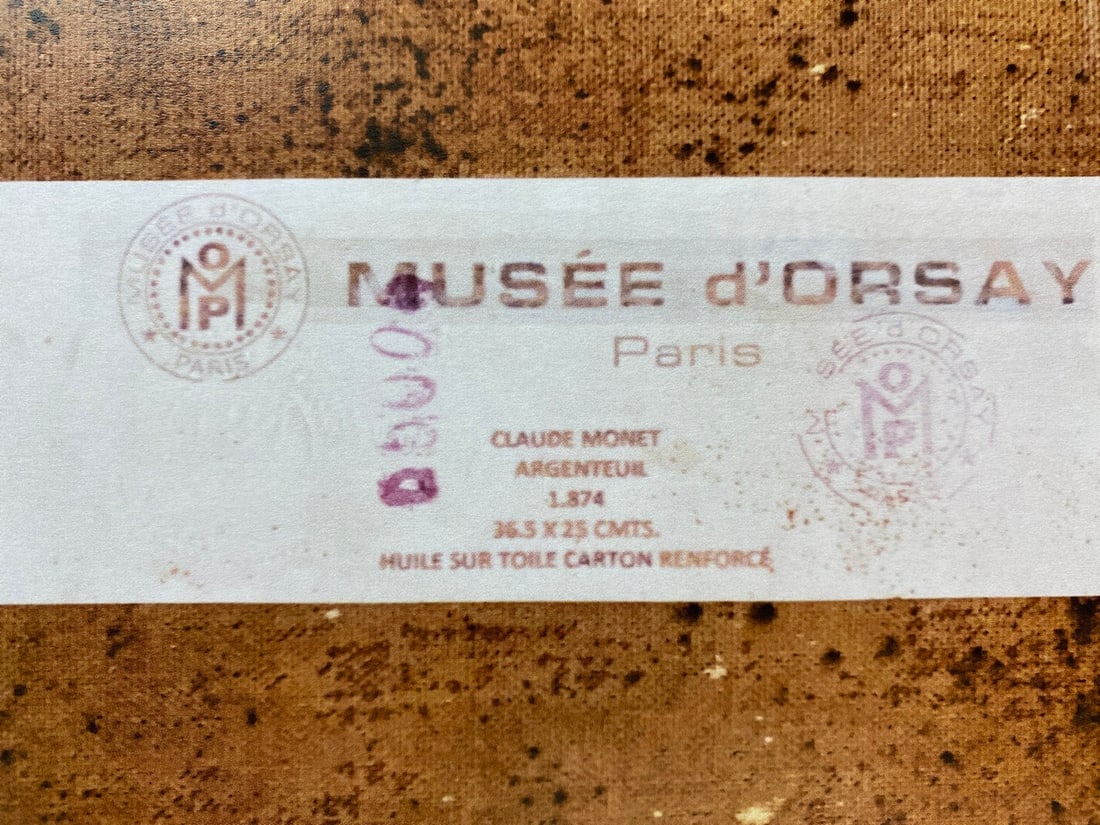 Claude Monet, Original Print, Limited Edition, Gallery Seal, Stamped, - 4