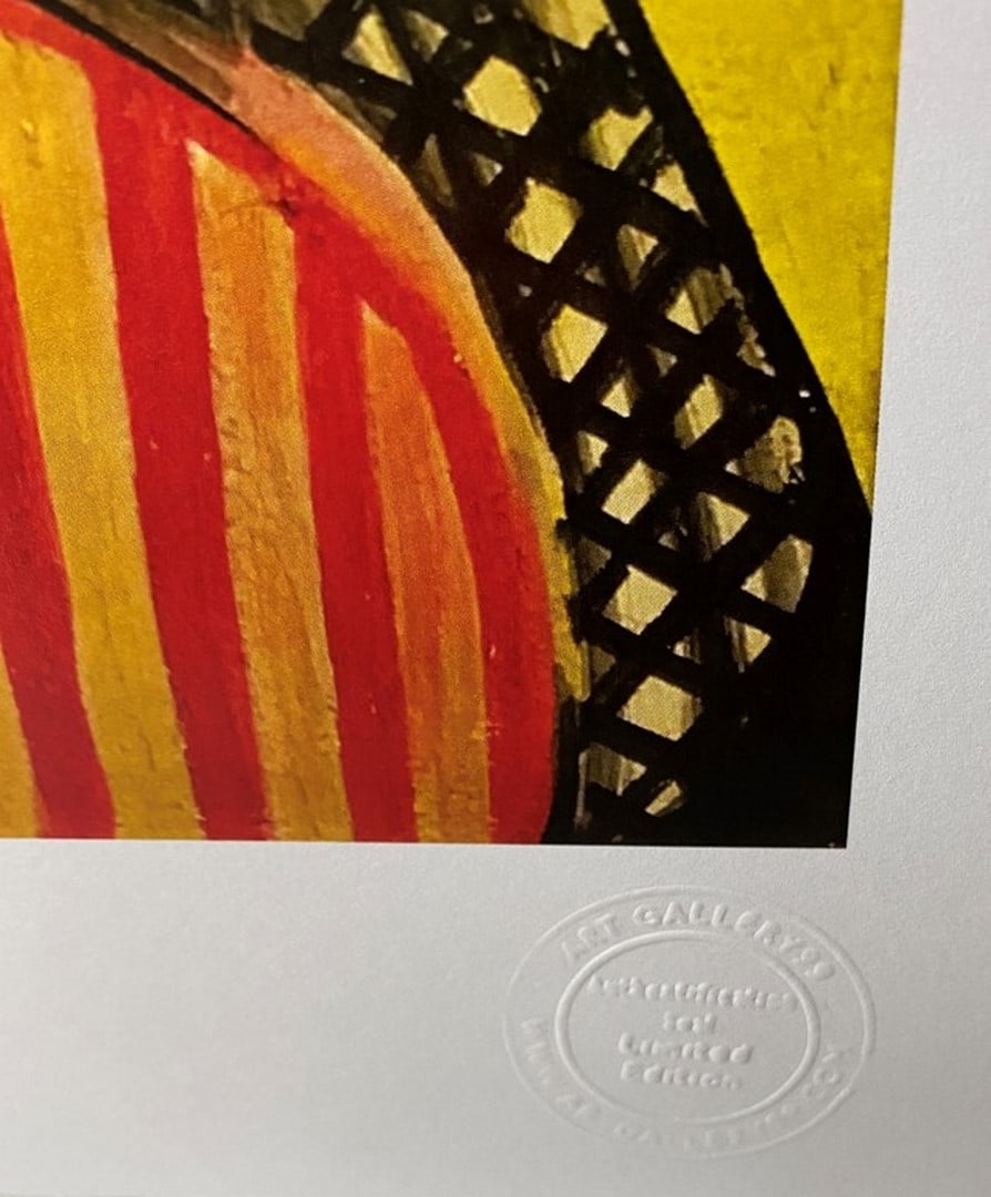 Picasso Signed In Print Limited Edition Print, Gallery Seal, Stamped - 2