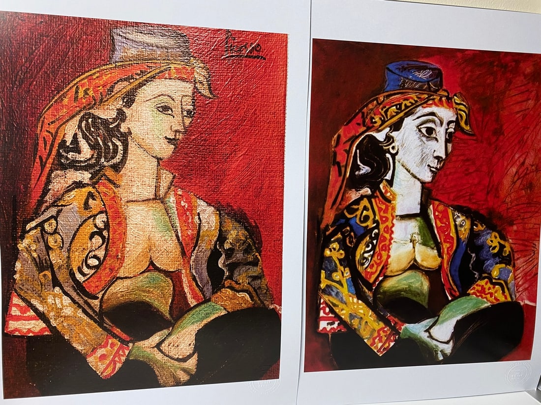 Picasso, ( After ) Limited Edition Print Numbered - 1955 And 1961 - 2