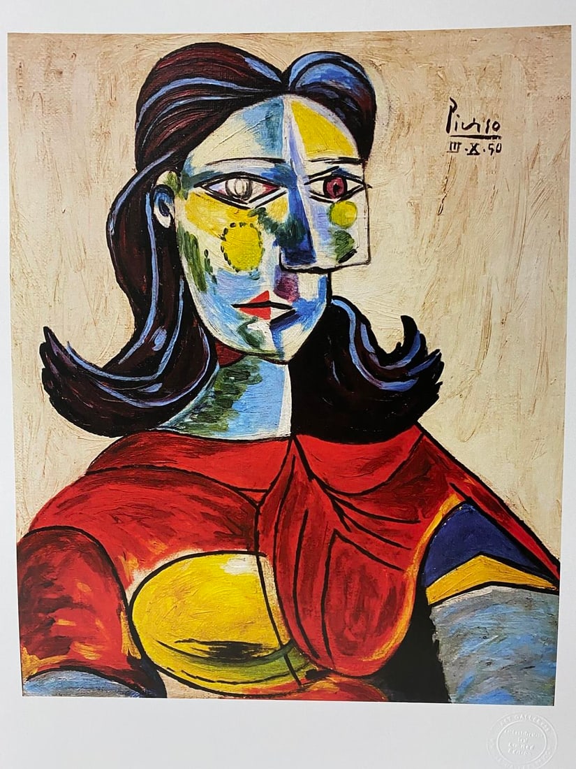 Pablo Picasso, Original Print, Limited Edition, Gallery Seal, Stamped, - 2