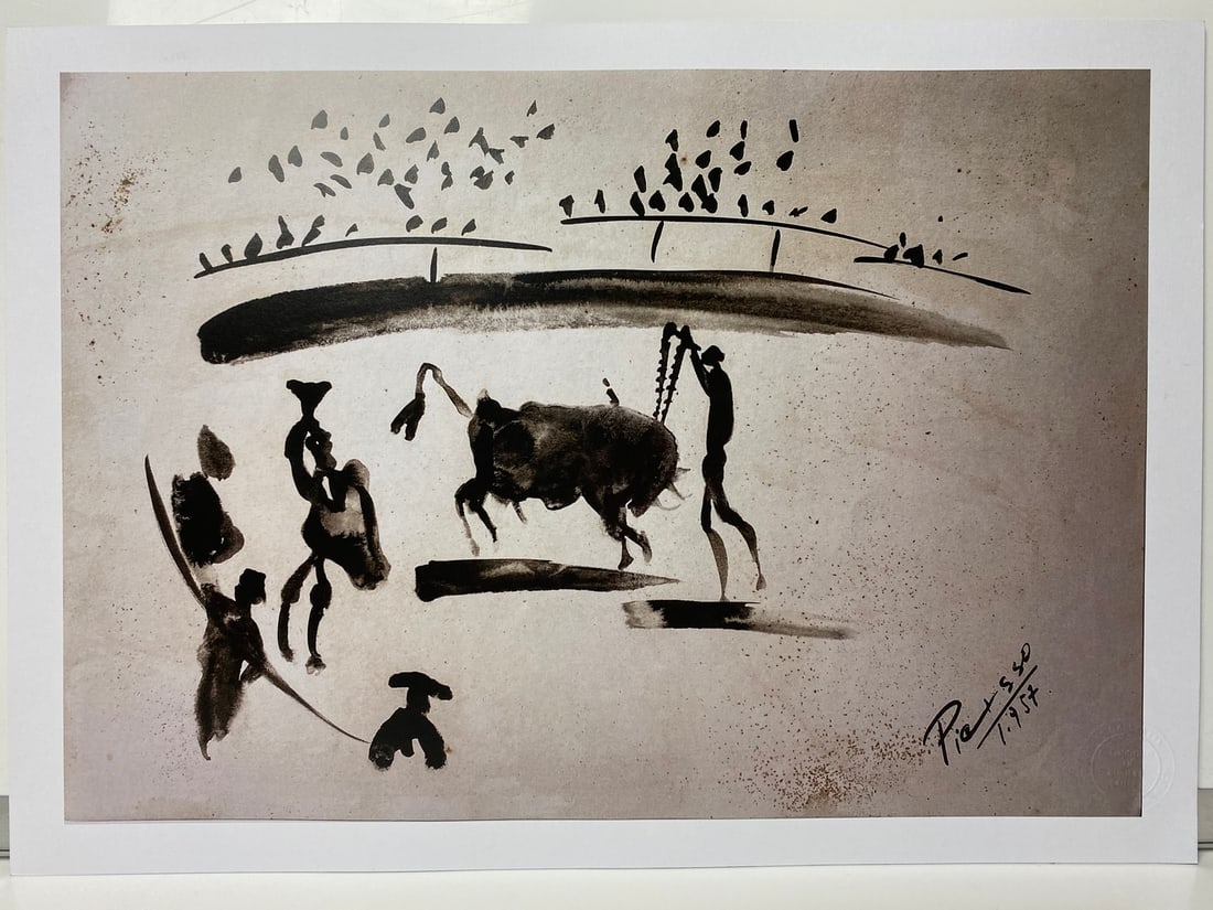 Pablo Picasso, Original Print, Limited Edition, Gallery Seal, Stamped, (1 of 5)