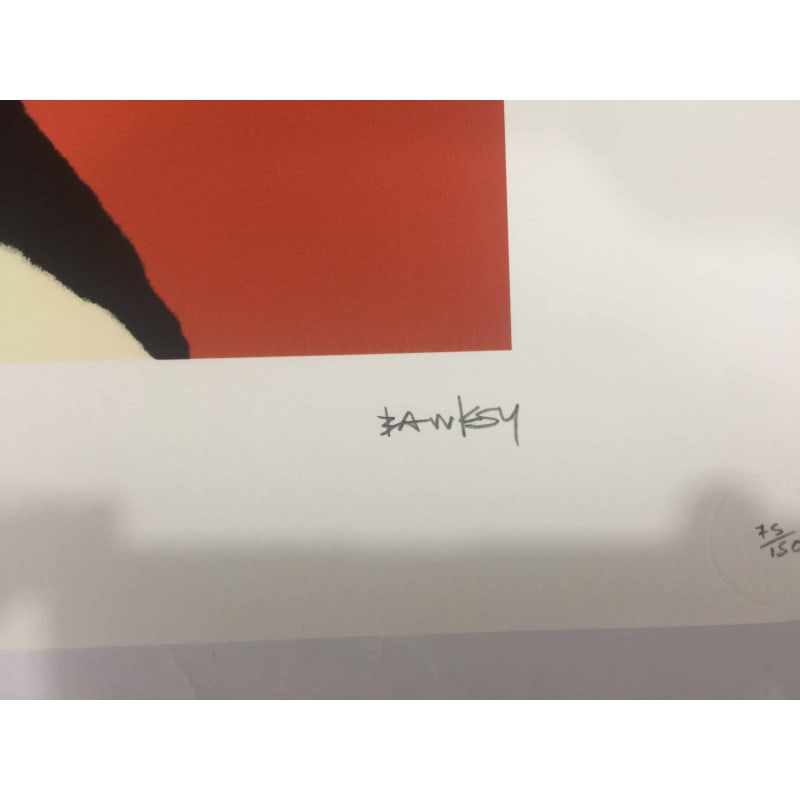 Banksy, In the manner of”, Limited Edition, Signed Print, Seal, Stamp, - 7