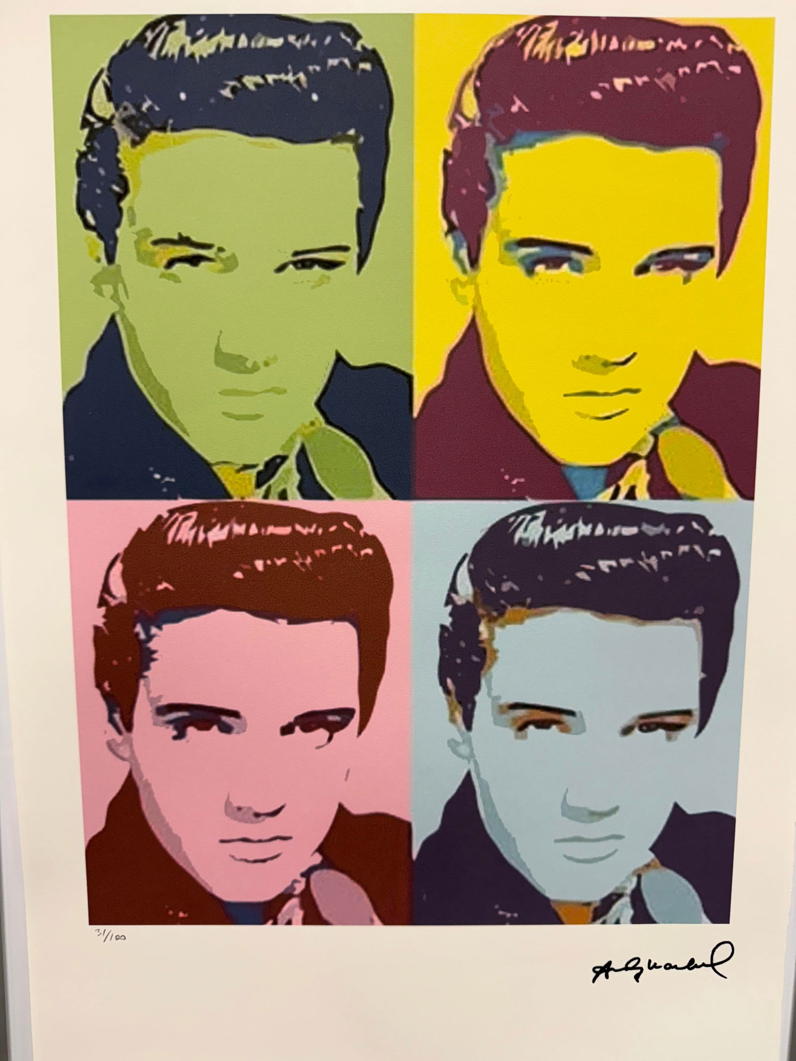 Andy Warhol, Original, Print, Limited addition, Plate signed, Seal, Stamped, - 2