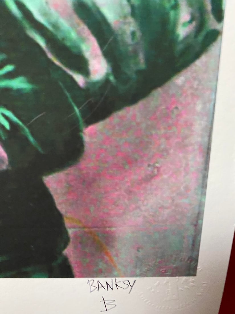 Banksy, In the manner of”, Walled Off Hotel, COA, Original, Limited Edition. Signed. Numbered - 4