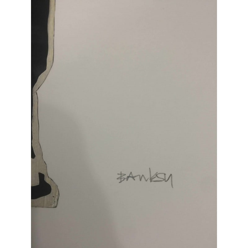 Banksy, "In the manner of the artist Banksy", Limited Edition, Signed Print, Seal, Stamp, - 6