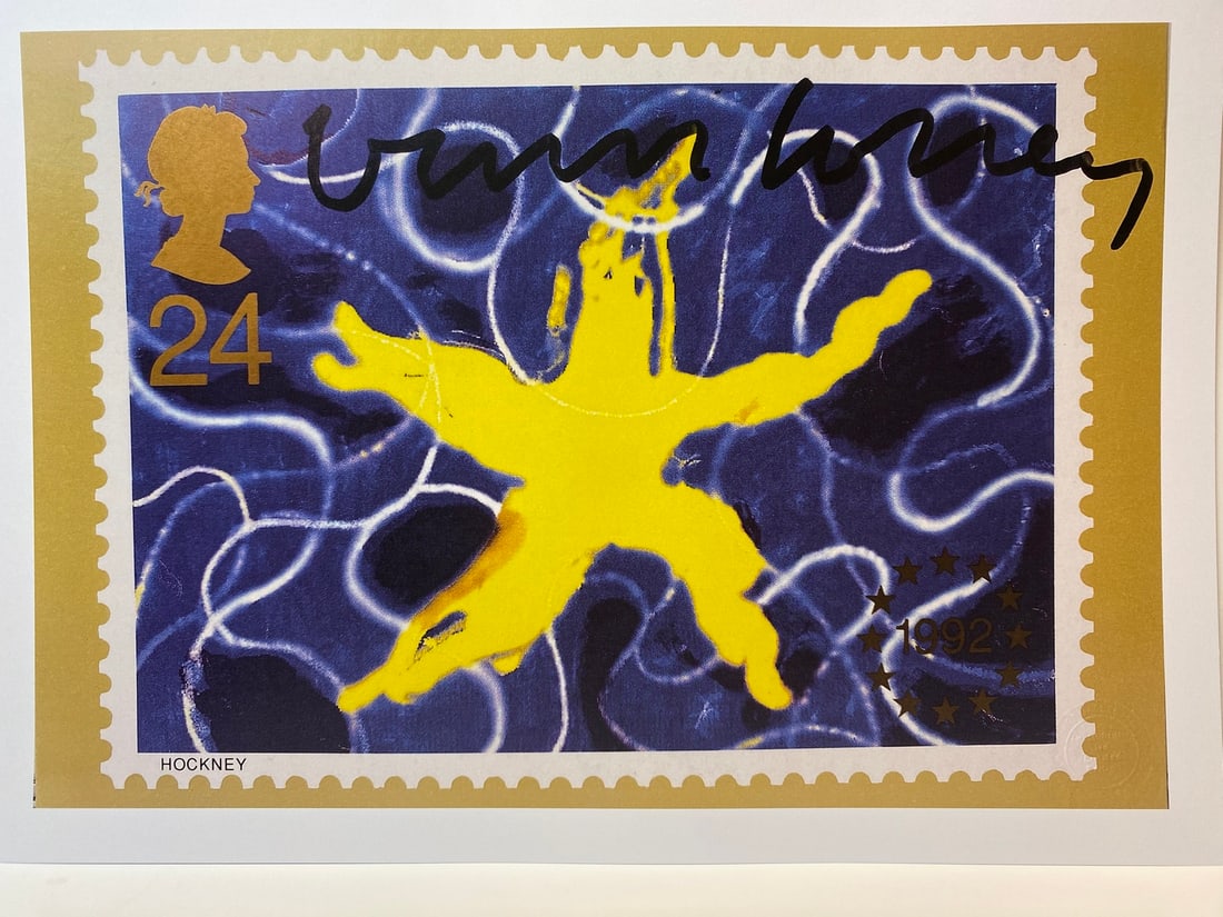 David Hockney- Original Print, Limited Edition Print Plate Signed, (1 of 7)