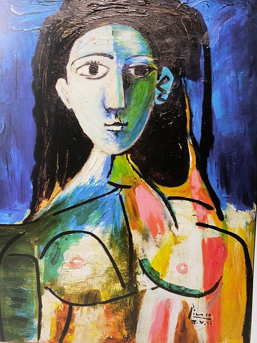 Pablo Picasso, Original Print, Limited Edition, Gallery Seal, Stamped, - 2