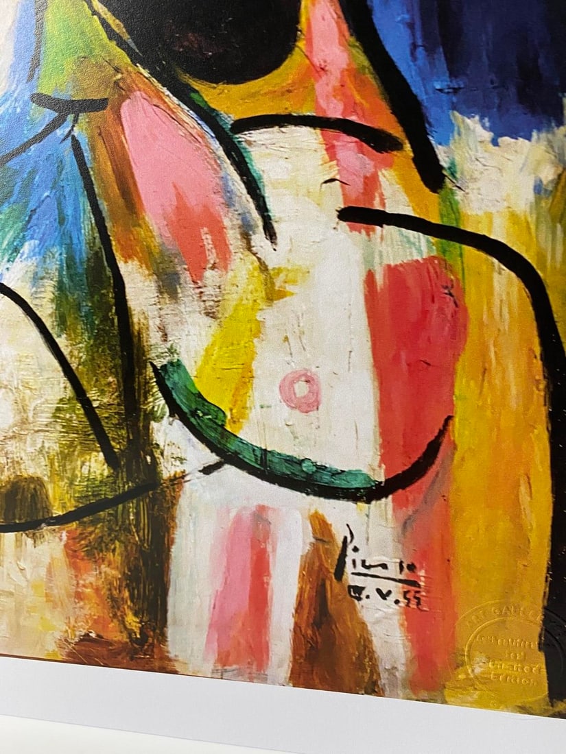 Pablo Picasso, Original Print, Limited Edition, Gallery Seal, Stamped, - 3