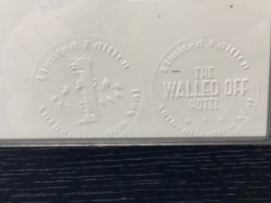 Banksy, In the manner of”, COA. Walled Off Hotel, Original, Limited Edition. Signed. Numbered. - 6