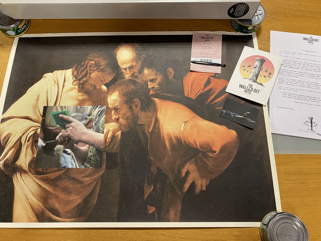 The Walled Off Hotel Poster,: The Walled Off Hotel Poster,