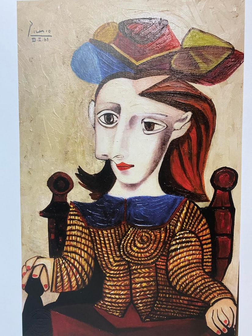 Pablo Picasso, Original Print, Limited Edition, Gallery Seal, Stamped, - 2