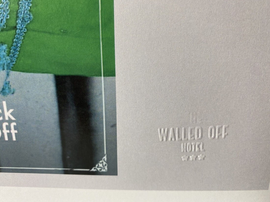 The Walled Off Hotel, Limited Edition, Original Print. - 2