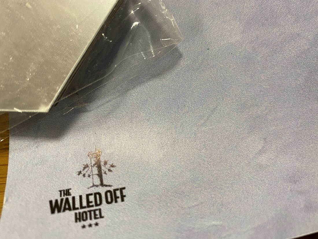 The Walled Off Hotel Gallery- Sliman Mansour- The Immigrant, 2017 - 3