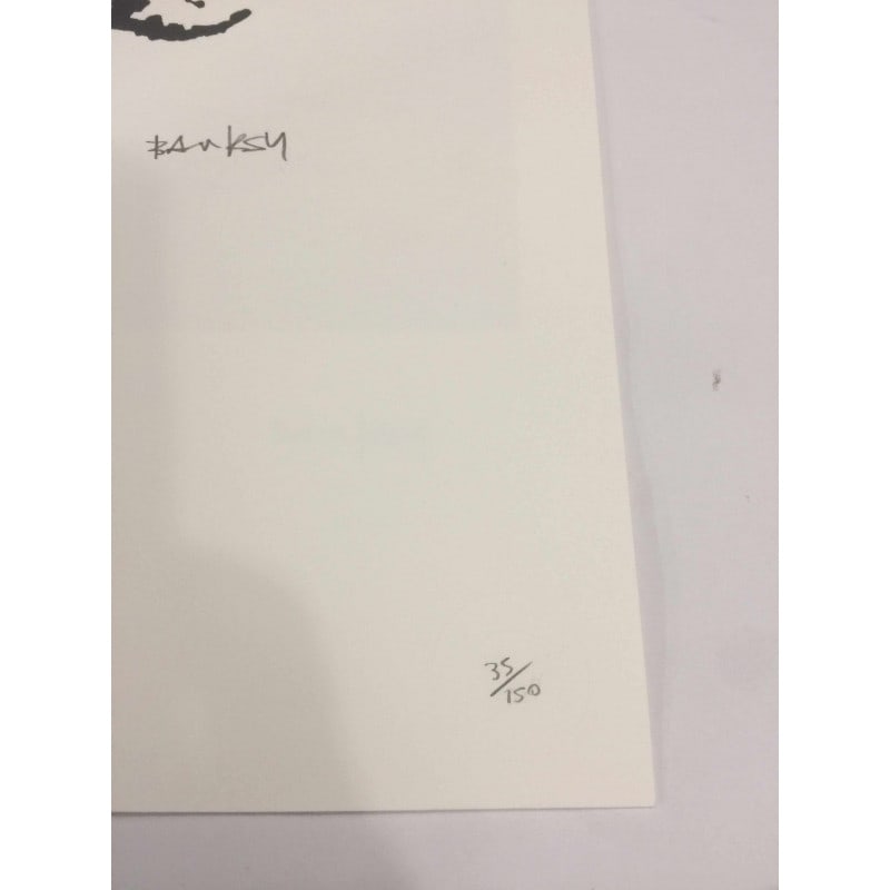 Banksy, “In the manner of”, Limited Edition, Signed Print, Stamp, Seal, - 18