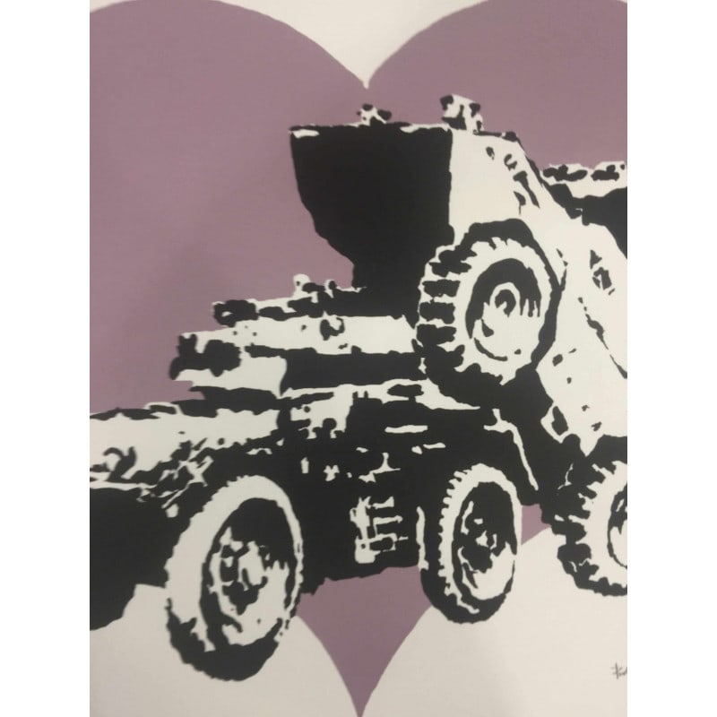 Banksy, “In the manner of”, Limited Edition, Signed Print, Stamp, Seal, - 5