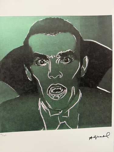 Andy Warhol, Original, Print, Limited addition, Plate signed, Seal, Stamped, - 2