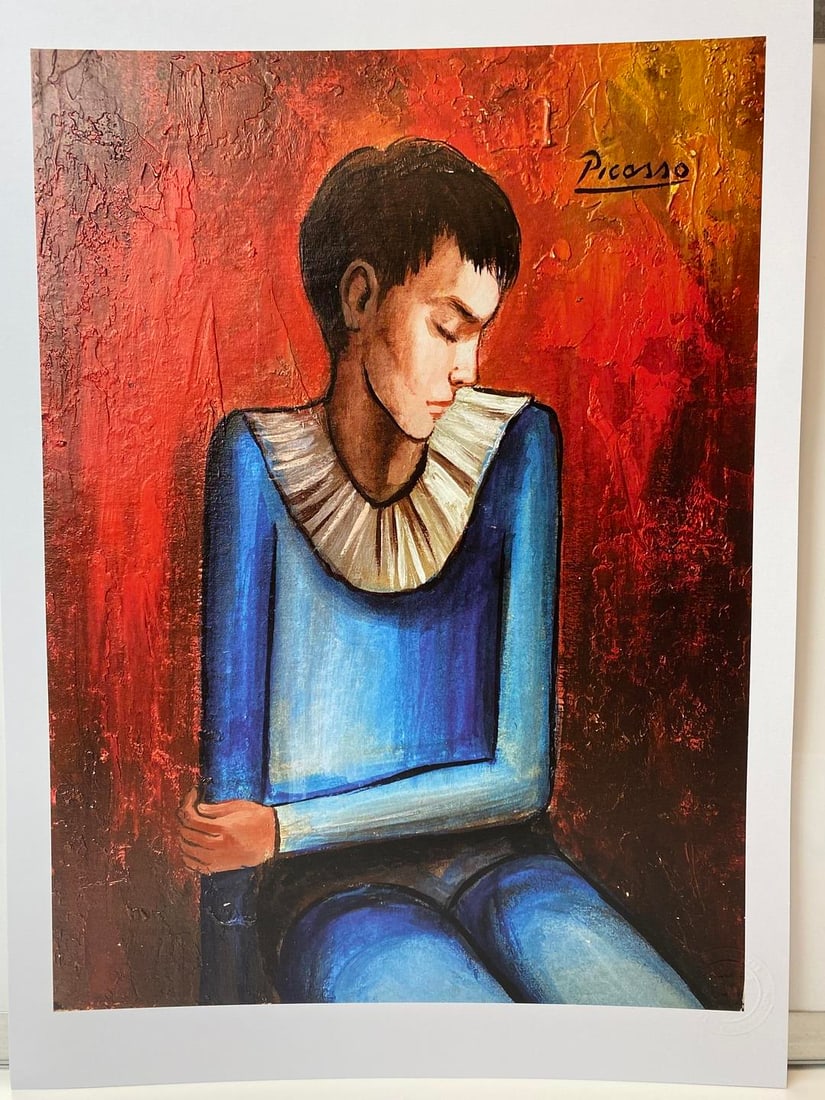 Pablo Picasso, Original Print, Limited Edition, Gallery Seal, Stamped,: Pablo Picasso, Original Print, Limited Edition, Gallery Seal, Stamped, Digital print on paper, Solid Finishing: Classic (300gsm) Limited Edition of 2500 Numbered and Stamped Sizes- 32 x 45cm Art