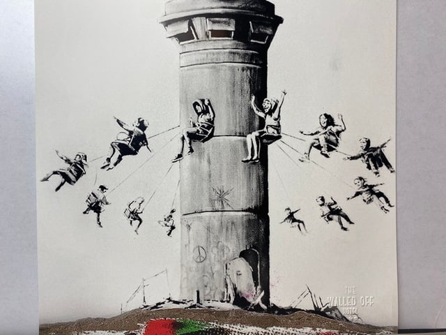 Banksy, The Walled Off Hotel, Limited Edition, Original Print. - 2