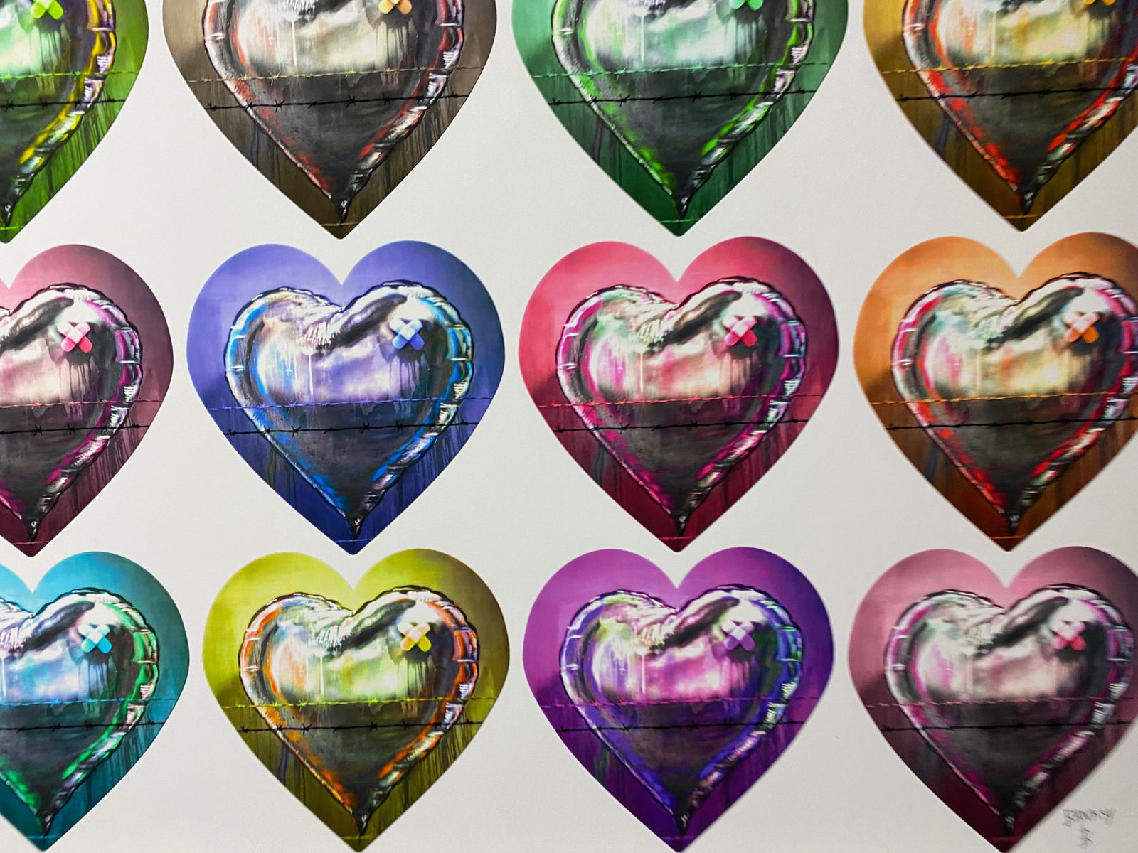 Banksy, In the manner of”, COA. Walled Off Hotel, Original, Limited Edition. Signed. Numbered. - 3