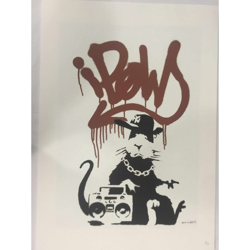 Banksy, In the manner of”, Limited Edition, Signed Print, Seal, Stamp, (1 of 6)